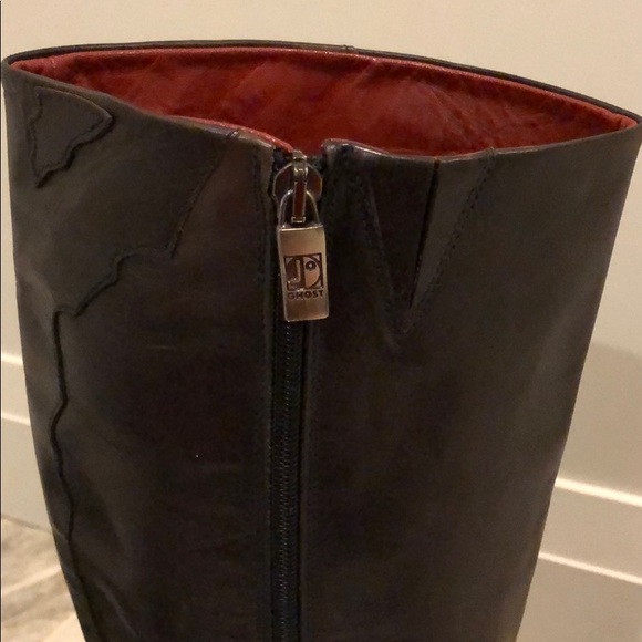 Jo Ghost Italian Leather Knee High Boots - Picture 7 of 8